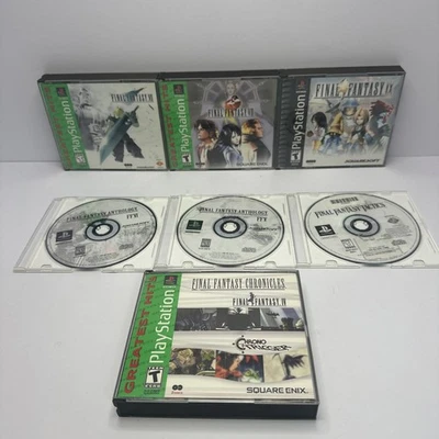 Final Fantasy Lote 6 Juegos PS1 Chronicles VII 7 VIII 8 Tactics Anthology IX 9  Foto 1 de 4