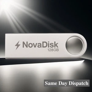 NovaDisk 128GB Metall USB Stick Smart Hi-Speed OVP & versiegelte Verpackung - Bild 1 von 3