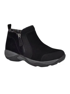 EASY SPIRIT Womens Black Heel Pull-Tab Evony Round Toe Wedge Sneakers Shoes 8 W - Picture 1 of 3