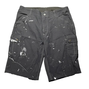 Kuhl Shorts Herren Größe 36 dunkelgrau Born in the Mountains Farbe gespritzt 12" - Bild 1 von 16