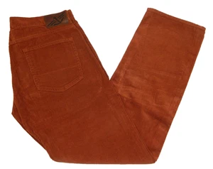 Men's Corduroy Jeans NEW Dockers Burnt Orange Straight Tag & measured size 30x32 - Picture 1 of 5