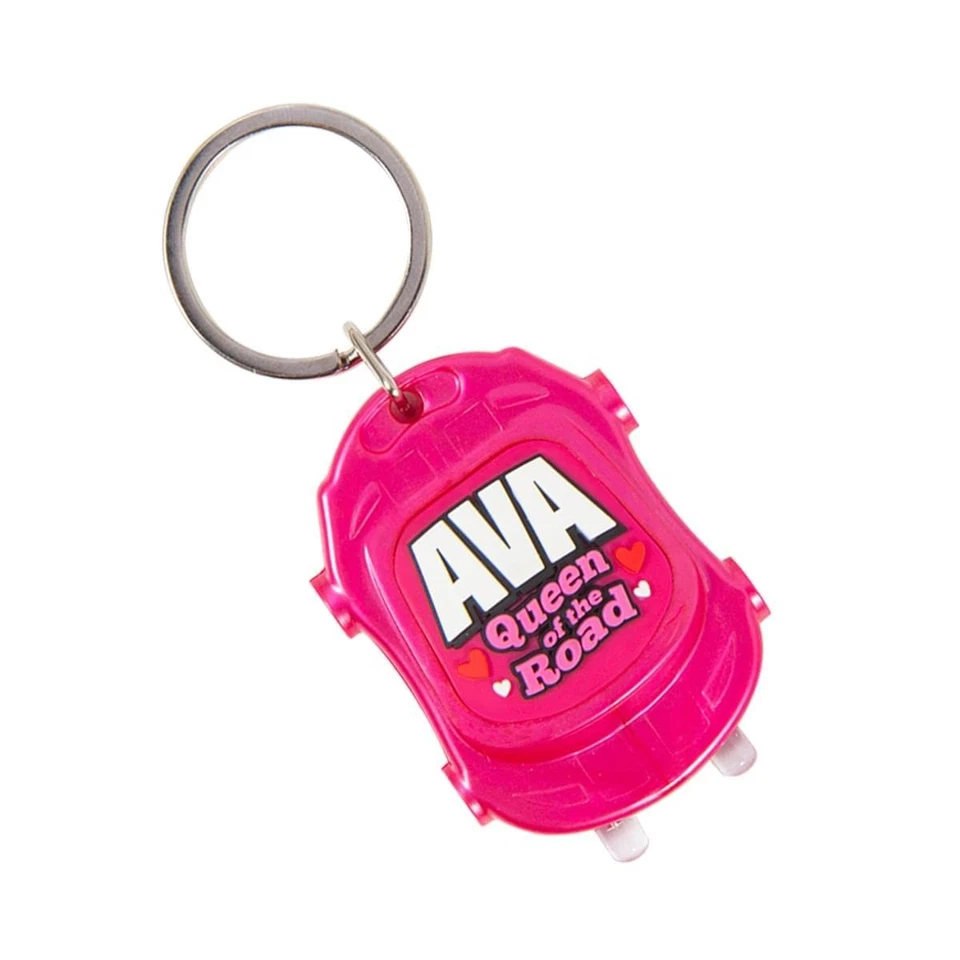 History & Heraldry Turbo Torch Supercar Personalised Keyring (Ava) - Image 1 of 1