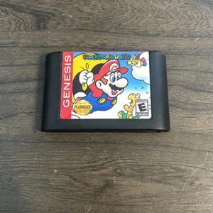 Carro de transmisión Super Mario World 64 Sega Genesis/Mega solo Japón - Imagen 1 de 10