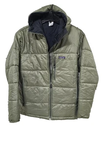 Abrigo M Patagonia Verde Oliva Poliéster Invierno Otoño Mars Das Parka 19004F6 Raro - Imagen 1 de 9