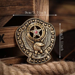 Belt Buckle for Men- Western Rodeo Texas Cowboy Large Belt Buckles (Eagle) - Picture 1 of 1