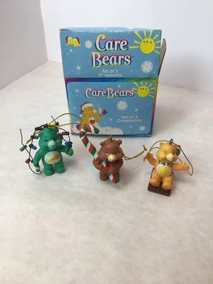 Care Bears American Greetings Christmas Ornaments 2004 Set of 3 Care Bear Decor - Image 1 of 4