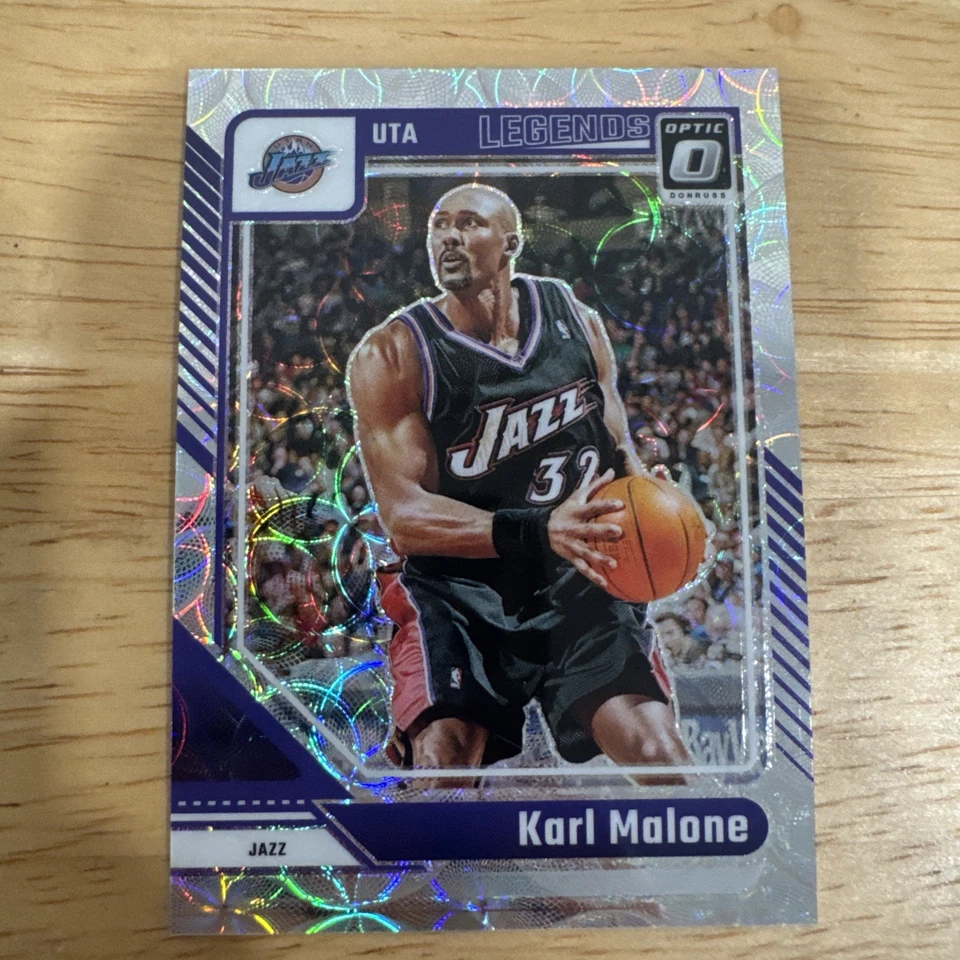 Juego de caja premium Panini Donruss Optic Karl Malone 2024-25 #/249 Legends Jazz #229 Foto 1 de 1