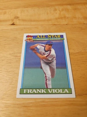 1991 Topps - All-Star Frank Viola #406 - Imagem 1 de 3