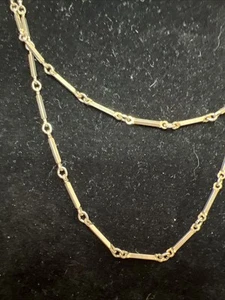 Vintage Kette Gold 36 Zoll Ohne Spuren N736 - Bild 1 von 4