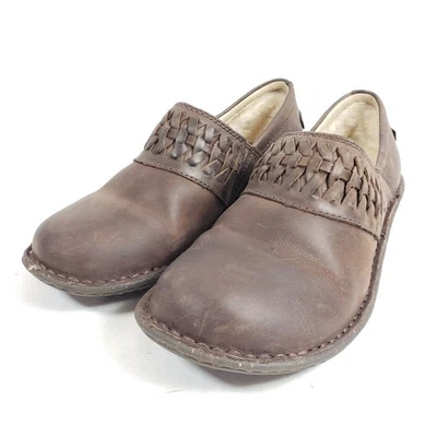 UGGS Australia Anila Slip On Clogs Women's Size 6 Brown Sheep Wool Lined - Image 1 of 4