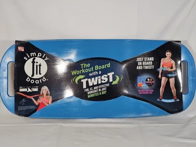 NUEVO Simply Fit Board The Workout Balance Board With A Twist Blue Nuevo en caja Foto 1 de 4