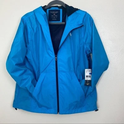 NWT U.S. POLO Logo Electric Blue Windbreaker Jacket SZ XL - Image 1 of 4