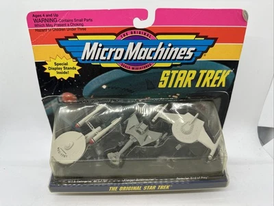 Micro Machines Space The Original Star Trek Collection #1 USS Enterprise Klingon - Image 1 of 4