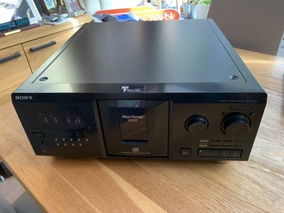 Sony CDP-CX355 MegaStorage 300 changeur de CD + télécommande d'origine - testé et fonctionnel - Photo 1/4