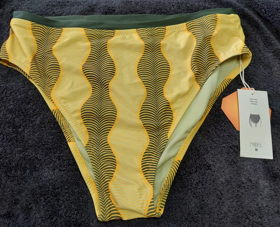 Braguitas de baño de bikini Noel para mujer XL tiro alto descaradas Foto 1 de 4