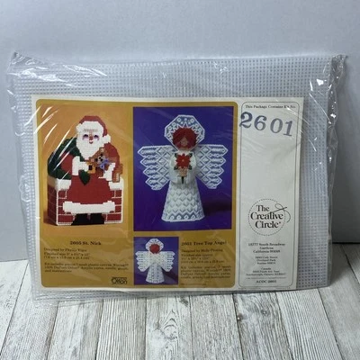 De Colección Creative Circle #2601 Árbol Top Angel Kit de Lona de Plástico Navidad Nuevo Foto 1 de 4