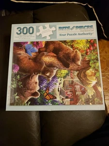 300 Large Piece Puzzle Bits And Pieces Bee Aware By Larry Jones Sealed - Imagen 1 de 2