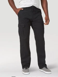 Wrangler® Men's Five Star Premium Relaxed Fit Flex Cargo Pant 34 X 32 Black - Picture 1 of 8