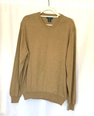 Suéter Jersey Joseph & Lyman Lana Merino Para Hombre Marrón Cuello Redondo Talla L Foto 1 de 4