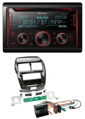 Pioneer 2DIN DAB MP3 Bluetooth USB CD Autoradio für Citroen C4 Mitsubishi ASX Pe - Bild 1 von 4