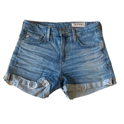 Pantalones cortos de mezclilla para mujer AG Adriano Goldschmied The Hailey Ex Boyfriend 24R Foto 1 de 4