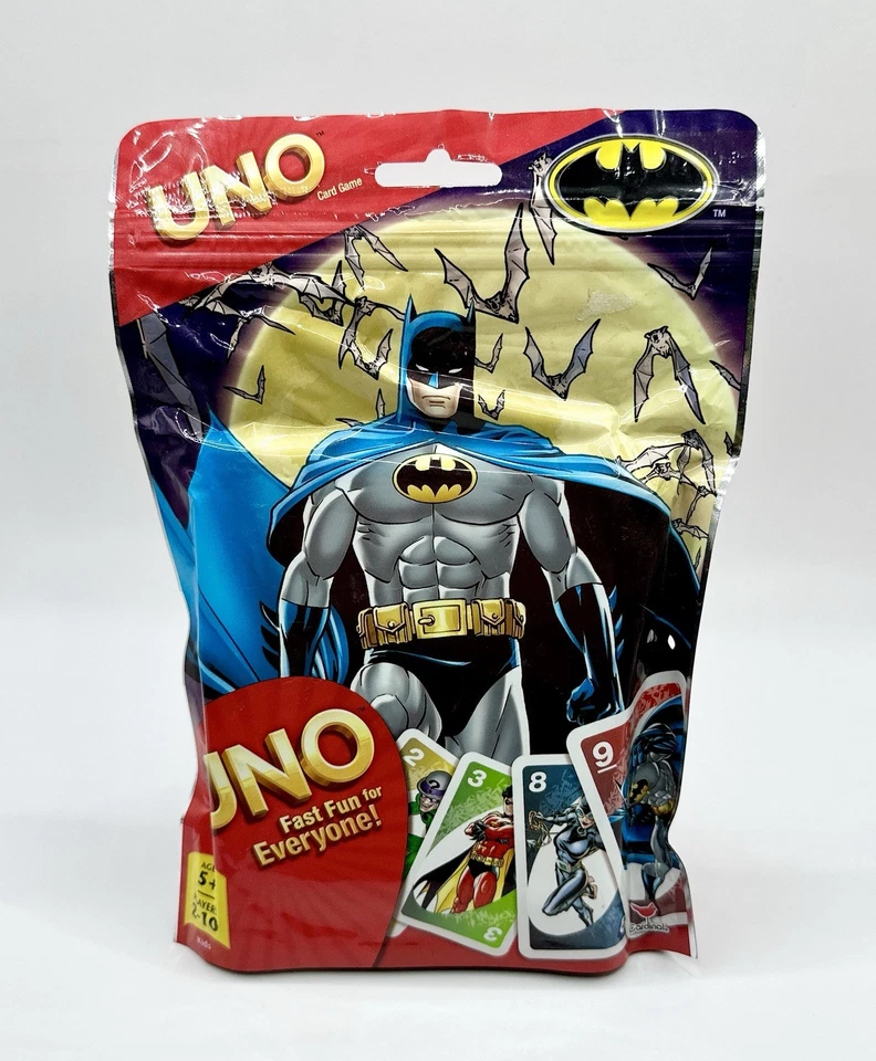 Batman UNO Card Game Exclusive Joker Card Cardinal Industries 2012 Sealed NEW - Image 1 of 3