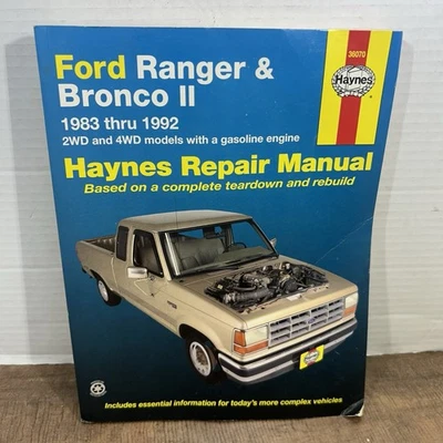 Ford Ranger Repair Manual 1983 1984 1985 1986 1987 1988 1989 1990 1991 1992 4wD Foto 1 de 4