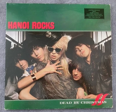 Hanoi Rocks ‘Dead By Christmas’ 2 x Vinyl LP Compilation Plus Flexi Single EX/VG - Image 1 of 4