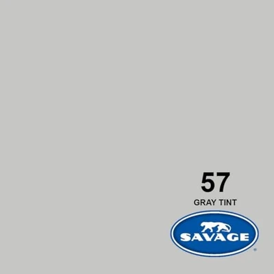 Papel de fondo sin costuras Savage 26" x 12 yardas tinte gris Foto 1 de 2