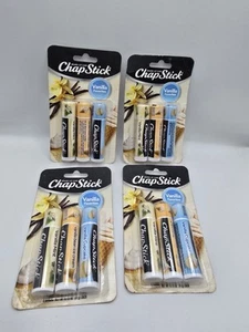 ChapStick Vanilla Favorites Flavored Lip Balm 0.15oz Vanilla Cupcake - Get 4 Pks - Picture 1 of 3