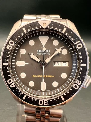 Pulsera Seiko SKX007 Diver's 200m Automática 42.5mm Usada 7S26 Estado Original Foto 1 de 4