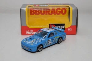 B73 1:43 BBURAGO BURAGO 4103 PORSCHE 924 TURBO #25 BOSS BLUE SIN USAR, EN CAJA - Imagen 1 de 16