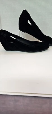 Franco Sarto ☆Apenas Usado☆Gamuza Negra Talla 9 Foto 1 de 4