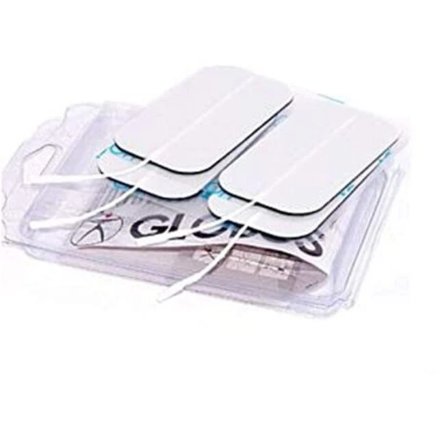 Globus 4 Elettrodi Plus Rettang 5x9 MicroTessuto Morbido x Elettrostimolatore