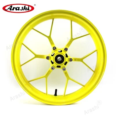 Llanta de rueda delantera Arashi personalizada color neón fluorescente verde amarillo x 1 pieza Foto 1 de 4