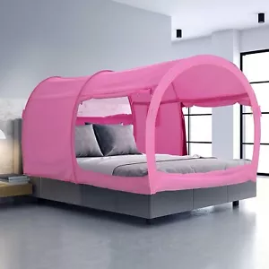 Bed Tent Bed Canopy Twin Size Tents for Adult and Kid Portable Dream Tent Indoor - Picture 1 of 10