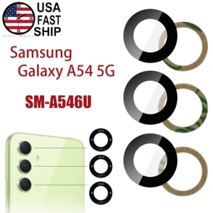 New Camera Lens Replacement Glass +Adhesives For Samsung Galaxy A54 5G SM-A546U - Picture 1 of 6