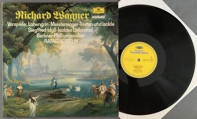 M803 Wagner Preludes Lohengrin Meistersinger Kubelik DGG 2535 212 Stereo - Image 1 of 3