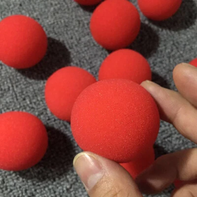 10 Pcs Close-Up Super Soft Sponge Ball Stage Prop Magic Props Trick 4.5cm Toy - Image 1 of 4