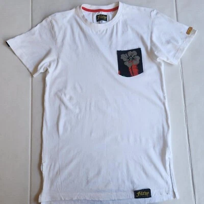 Filthy Dripped Men's Apparel  White Art Sew T-Shirt - Size: Medium - Image 1 of 4