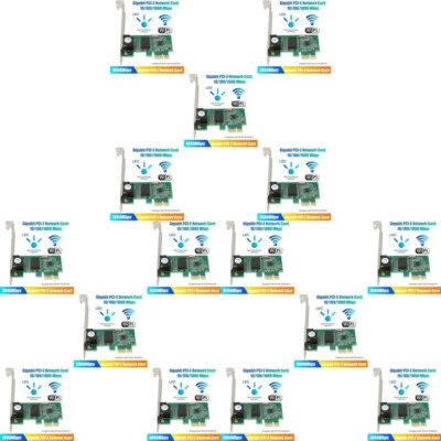 15 Cards Gigabit Ethernet LAN PCIE PCI High Speed Network Controller 10/100/1000 - Image 1 of 4