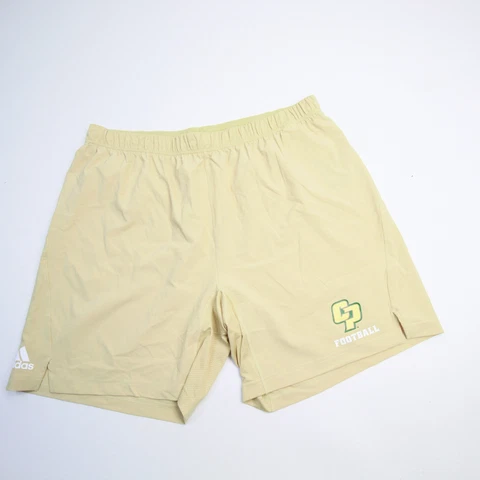 Cal Poly Mustangs adidas Athletic Shorts Men's Gold New Cover