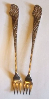 Tenedores de mariscos escitas plateados Rogers Foto 1 de 4