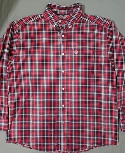 Ariat Pro Hemd Herren XL Rot Weiß Blau Langarm Western Rodeo Button Down - Bild 1 von 15