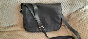 Organizer shoulder bag- real leather-3 compartments/mobile, pen & card holders - Picture 1 of 4
