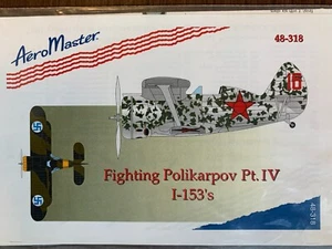 1/48 AeroMaster FIGHTING POLIKARPOV Pt.IV: 1-153s Finland & USSR VVS Decals OOP - Bild 1 von 2