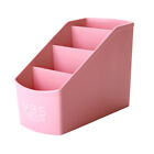  Pink Plastic Desktop Storage Organizer Pen Pencil Makeup Holder Box for Kitchen