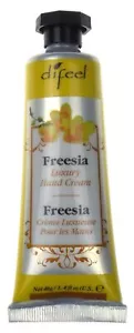 Lote de 6 tubos de crema de manos de lujo Difeel Freesia sin colores artificiales sin parabenos - Imagen 1 de 3