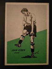 John Ryden Tottenham Hotspur #7 Master Vending Cardmaster Football Tips 1958
