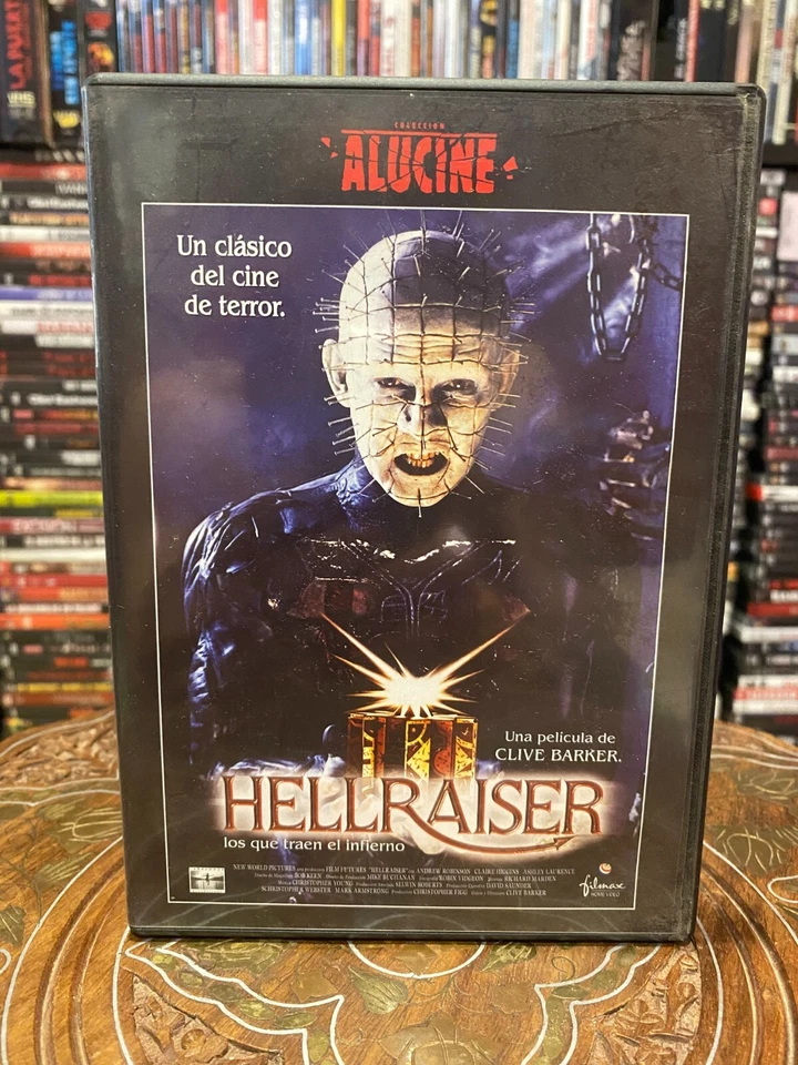 HELLRAISER - DVD - COLECCIÓN ALUCINE - TERROR - PELÍCULA DE CULTO - Imagen 1 de 3